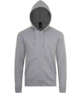 SOL'S Stone Zip Hooded Sweatshirt