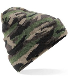 Beechfield Camo Cuffed Beanie