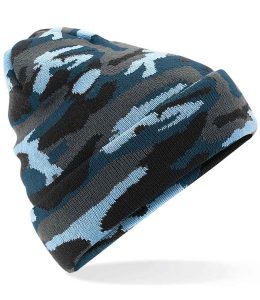 Beechfield Camo Cuffed Beanie