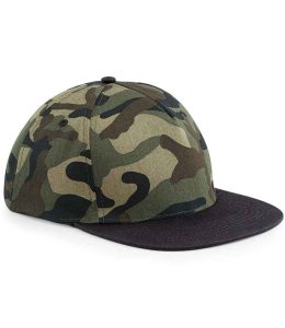 Beechfield Camo Snapback Cap