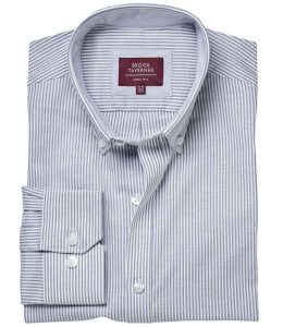 Brook Taverner Lawrence Long Shirt Stretch Oxford Shirt