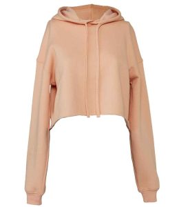 Bella Ladies Cropped Hoodie