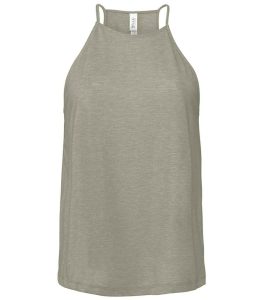 Bella Ladies Flowy High Neck Tank Top