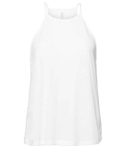 Bella Ladies Flowy High Neck Tank Top