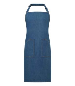 Brand Lab Denim Adjustable Bib Pocket Apron