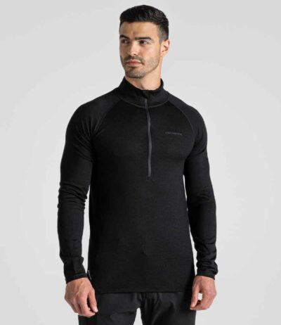 Image for Craghoppers Expert Merino Half Zip Long Sleeve Base Top