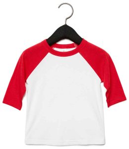 Canvas Toddler 3/4 Sleeve Baseball T-Shirt