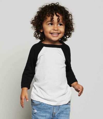 Image for Canvas Toddler 3/4 Sleeve Baseball T-Shirt