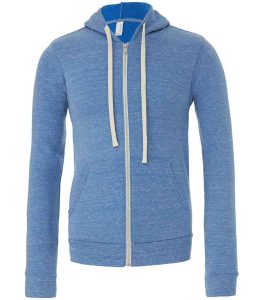 Canvas Unisex Tri-Blend Full Zip Hoodie