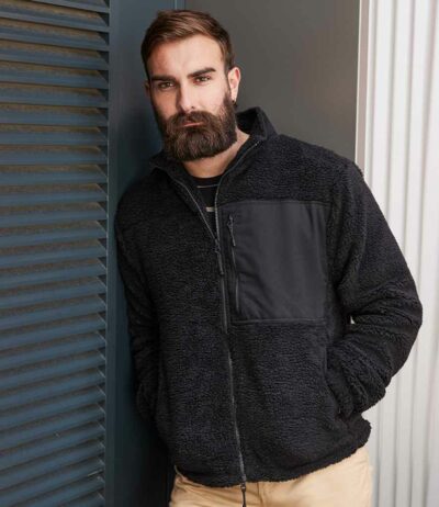 Image for Front Row Recycled Sherpa Fleece Jacket