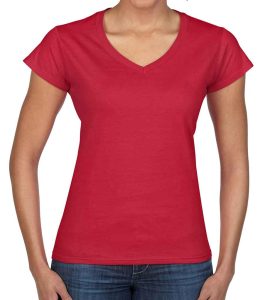 Gildan Ladies SoftStyle® V Neck T-Shirt