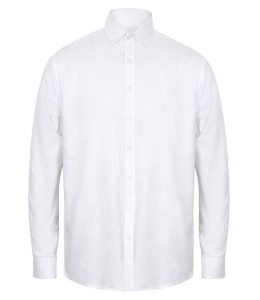 Henbury Modern Long Sleeve Classic Fit Oxford Shirt