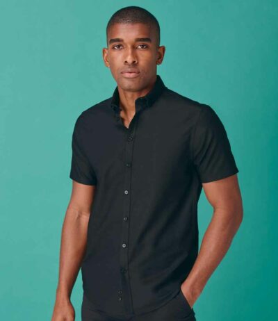 Image for Henbury Modern Short Sleeve Slim Fit Oxford Shirt