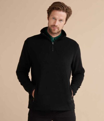 Image for Henbury Zip Neck Micro Fleece