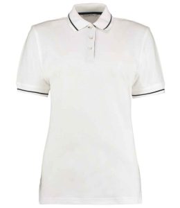 Kustom Kit Ladies St Mellion Tipped Cotton Piqué Polo Shirt