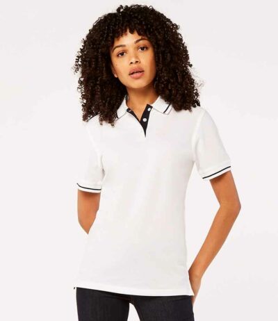 Image for Kustom Kit Ladies St Mellion Tipped Cotton Piqué Polo Shirt
