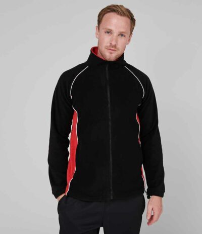 Image for Finden and Hales Contrast Micro Fleece Jacket
