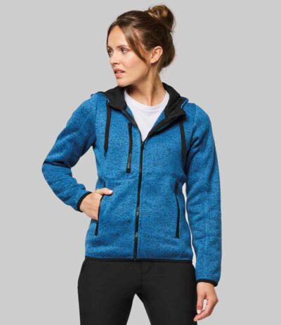 Image for Proact Ladies Heather Hooded Jacket