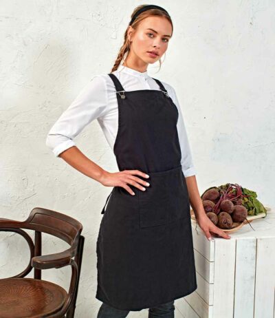 Image for Premier Cross Back Barista Bib Apron