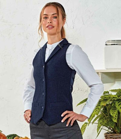 Image for Premier Ladies Herringbone Waistcoat