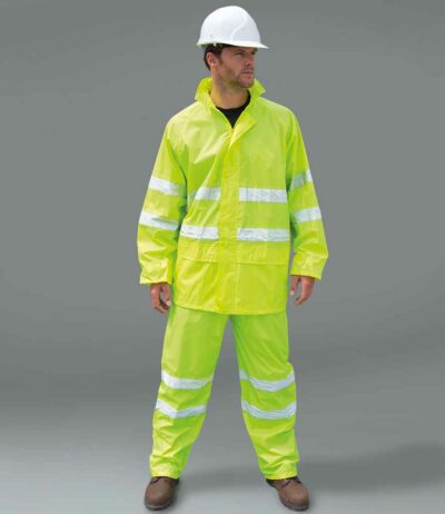 Image for Result Safe-Guard Hi-Vis Waterproof Suit