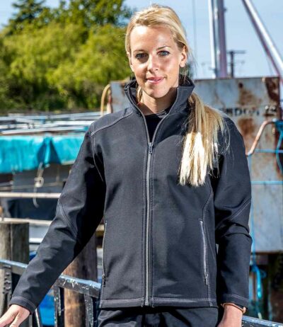 Image for Result Work-Guard Ladies Treble Stitch Soft Shell Jacket