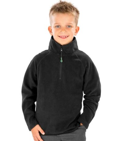 Image for Result Genuine Recycled Kids Zip Neck Micro Fleece