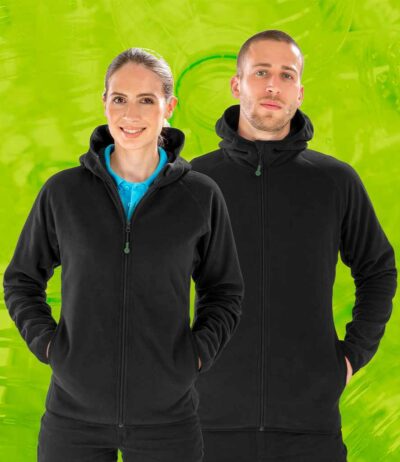 Image for Result Genuine Recycled Hooded Micro Fleece Jacket