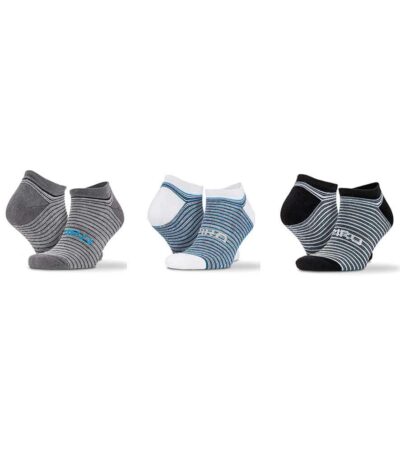 Image for Spiro 3 Pack Mixed Stripe Sneaker Socks