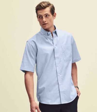 Image for Fruit of the Loom Short Sleeve Oxford Shirt