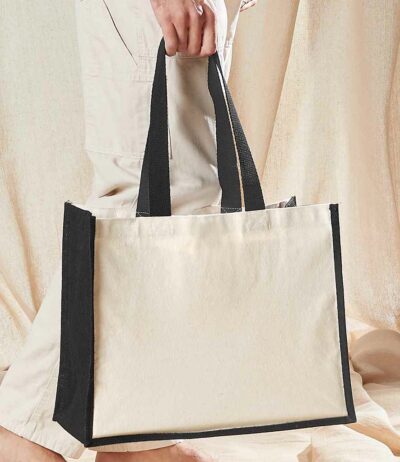 Image for Westford Mill Printers Jute Classic Shopper