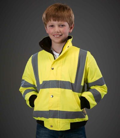 Image for Yoko Kids Hi-Vis Bomber Jacket