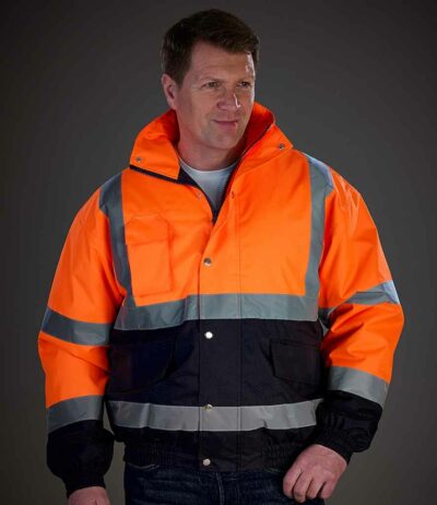 Image for Yoko Hi-Vis Two Tone Bomber Jacket