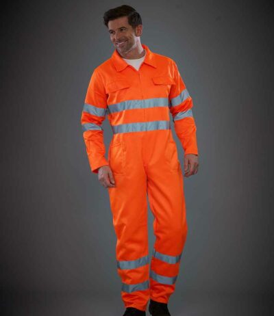 Image for Yoko Hi-Vis Poly/Cotton Coverall