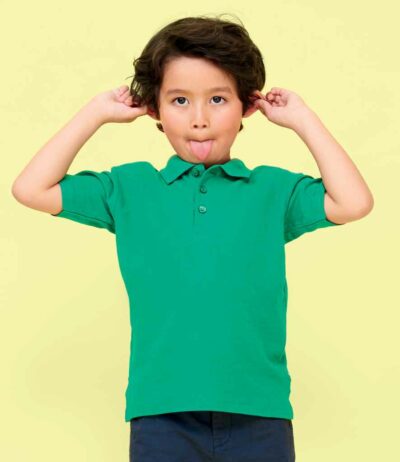 Image for SOL’S Kids Summer II Cotton Piqué Polo Shirt