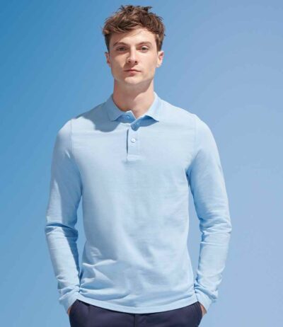 Image for SOL’S Winter II Long Sleeve Cotton Piqué Polo Shirt