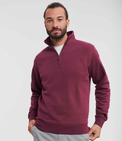 Image for Russell Authentic Zip Neck Sweatshirt