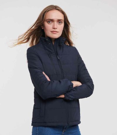 Image for Russell Ladies Cross Padded Jacket