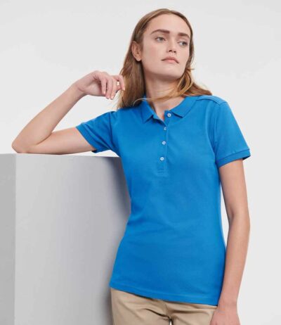 Image for Russell Ladies Stretch Piqué Polo Shirt
