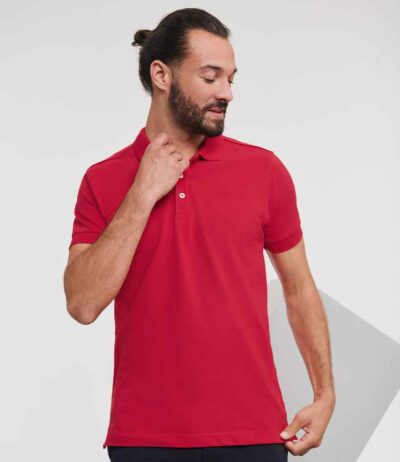 Image for Russell Stretch Piqué Polo Shirt