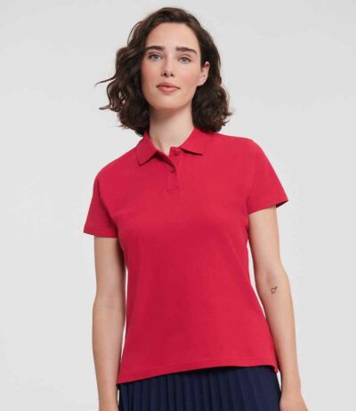Image for Russell Ladies Ultimate Cotton Piqué Polo Shirt