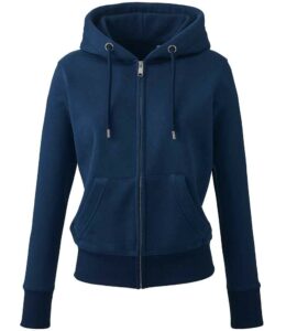 Anthem Ladies Organic Full Zip Hoodie