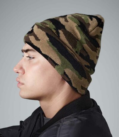 Image for Beechfield Camo Cuffed Beanie