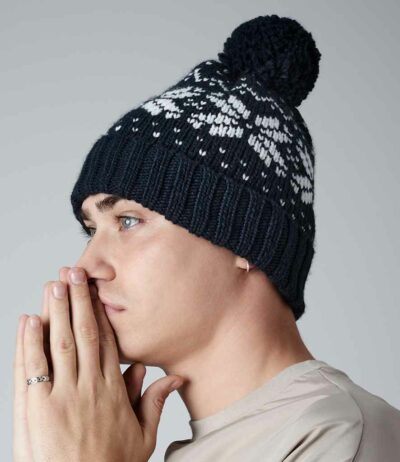 Image for Beechfield Fair Isle Snowstar® Beanie