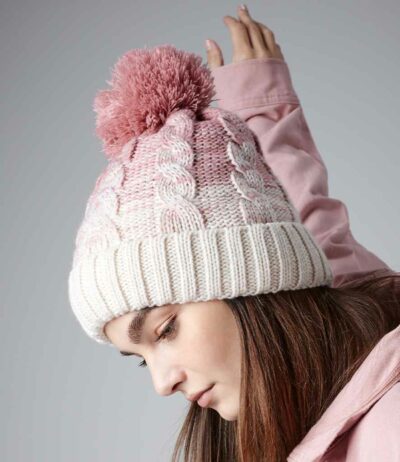 Image for Beechfield Ombré Pom Pom Beanie