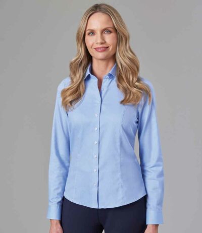 Image for Brook Taverner Ladies Aspen Long Sleeve Oxford Shirt