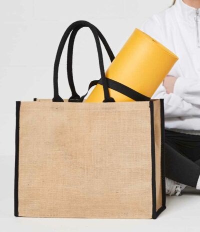 Image for Brand Lab Jute Tipped Shopper