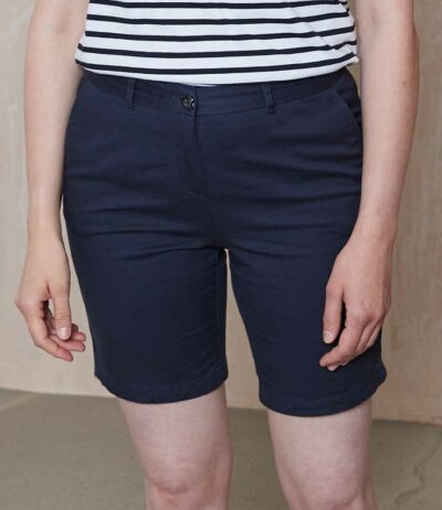 Image for Front Row Ladies Stretch Chino Shorts