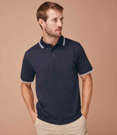 Image for Henbury Coolplus® Tipped Polo Shirt