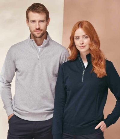 Image for Henbury Unisex Sustainable 1/4 Zip Sweatshirt